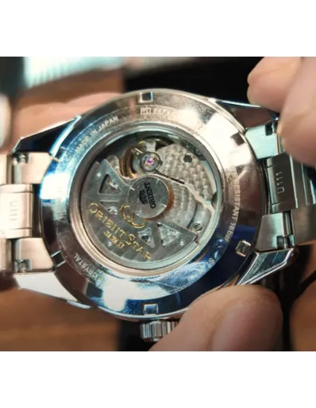 Reloj Automático Hombre Orient Star RE-AV0004N correa acero cristal zafiro