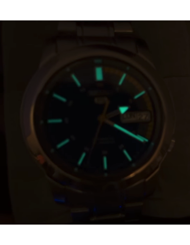 Reloj Automático Hombre Seiko 5 SNKK27K1 dial azul correa acero