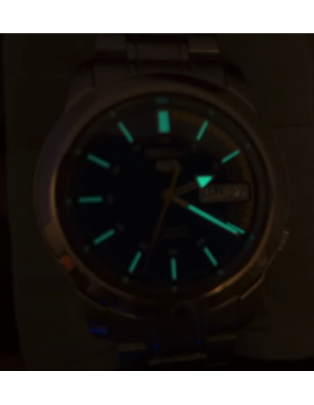 Reloj Automático Hombre Seiko 5 SNKK27K1 dial azul correa acero