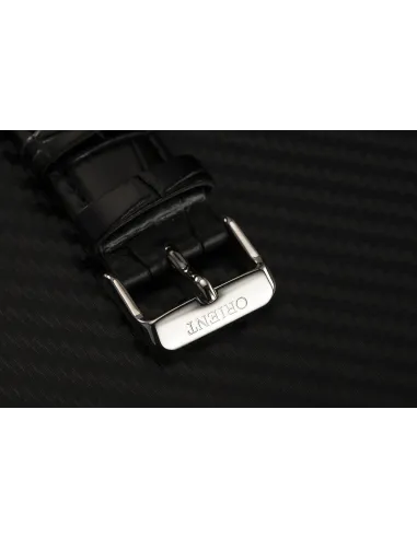 Reloj Automático Hombre Orient Commuter RA-AA0C04B dial negro correa cuero
