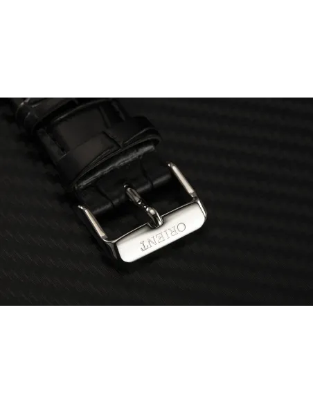 Reloj Automático Hombre Orient Commuter RA-AA0C04B dial negro correa cuero