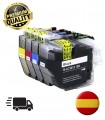 4 tintas para Brother LC3213 LC3211 DCP-J 770 MFC-J 890 MFC-J 497 DW MFC-J 491