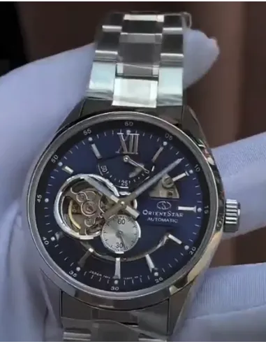 Reloj Automático hombre Orient Star RE-AV0003L Contemporary 50h Power Reserve cristal zafiro anti-reflejo correa acero