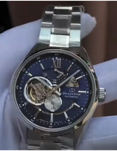 Reloj Automático hombre Orient Star RE-AV0003L Contemporary 50h Power Reserve cristal zafiro anti-reflejo correa acero