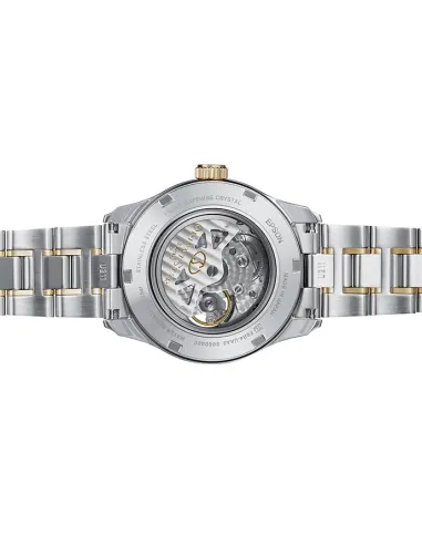 reloj automático hombre Orient Star RE-AT0004S dial blanco 39.3mm bisel dorado correa acero 2 tonos