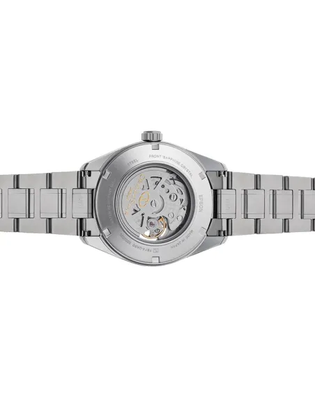 reloj automático hombre Orient Star RE-AV0114E Power Reserve 50h dial verde 41mm cristal zafiro anti-reflejo 100m correa acero