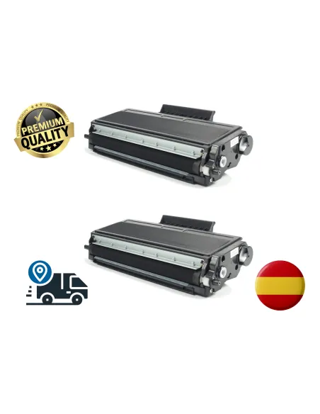 2x TN-3430/ TN3480 toner pour HL-L5100 HL-L5000 HL-L5200 HL-L6250 HL-L6300