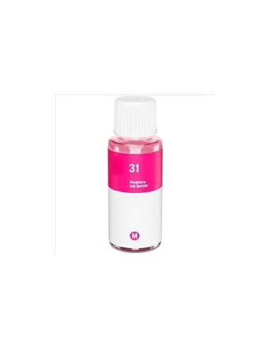 Botella de Tinta HP 31 Magenta compatible 1VU27AE