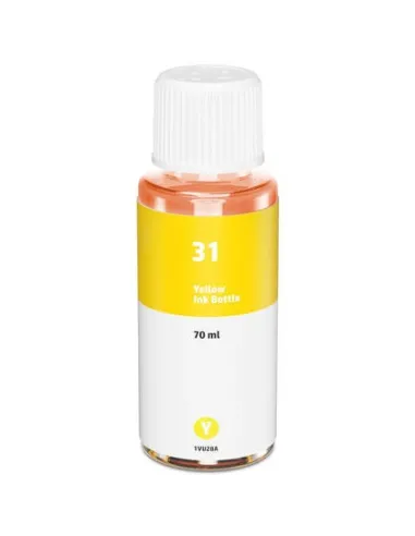 Botella de Tinta HP 31 AMARILLO compatible 1VU28AE