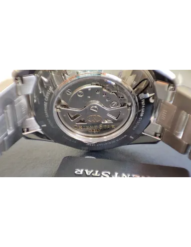 reloj automático hombre Orient Star RE-AV0114E Power Reserve 50h dial verde 41mm cristal zafiro anti-reflejo 100m correa acero