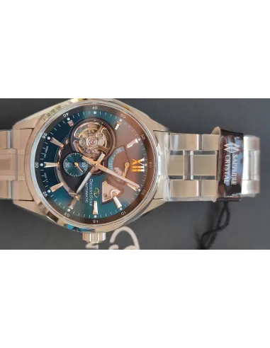 reloj automático hombre Orient Star RE-AV0114E Power Reserve 50h dial verde 41mm cristal zafiro anti-reflejo 100m correa acero