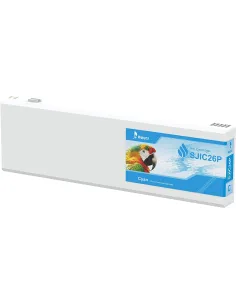 Tinta Compatible para Epson SJIC26P Cyan Cartucho de Tinta Pigmentada C33S020619 / SJIC26PC para ColorWorks C7500, TM-C7500