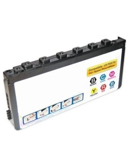 Tinta Compatible para Epson T5570 / T557 6 COLORES C13T557040BH para Epson Picturemate 500 PM500