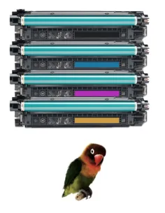 4 toner Compatibles HP W2120X W2121X W2122X W2123X (SIN CHIP)  212X MFP M578 M554 M555 MFP M578
