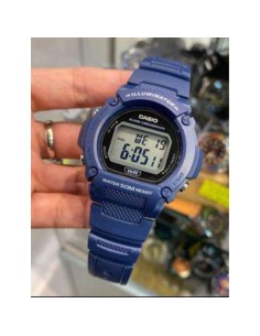 Reloj deportivo hombre Casio W219h-2A Luz LED Cronómetro alarma 50m Water Resist 2