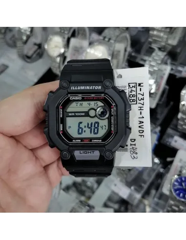 copy of Reloj deportivo hombre Casio W737H-1A2 Luz LED 10 años batería Hora Dual 100m Water Resist