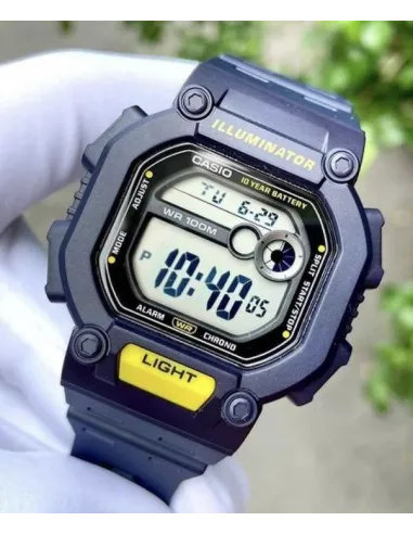 copy of Reloj deportivo hombre Casio W737H-1A2 Luz LED 10 años batería Hora Dual 100m Water Resist