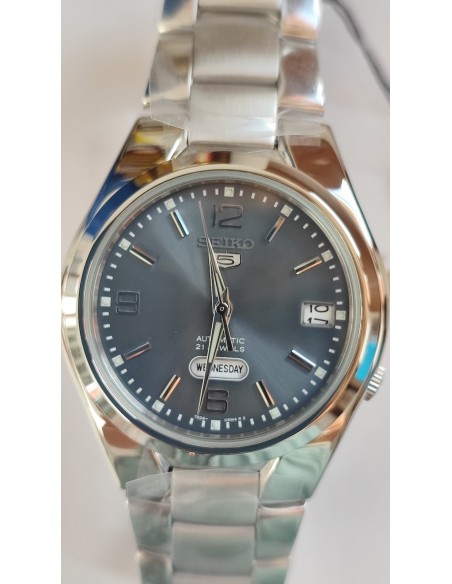 Reloj Seiko 5 automatic SNK621K1 silver dial