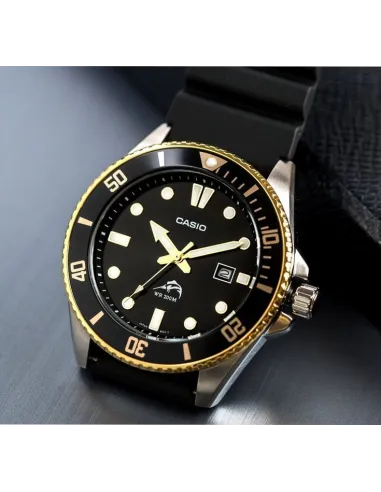 Reloj Hombre Buceo Casio MDV-106G-1A MARLIN DURO correa goma