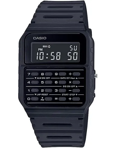 Reloj  unisex Casio Calculadora CA-53WF-1B negro