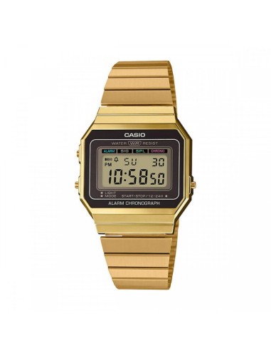 reloj unisex digital Casio A700WGA-9A luz LED cronómetro alarma
