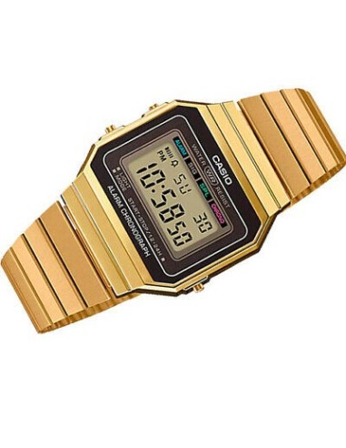 reloj unisex digital Casio A700WGA-9A luz LED cronómetro alarma