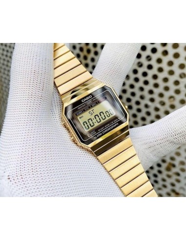 reloj unisex digital Casio A700WGA-9A luz LED cronómetro alarma