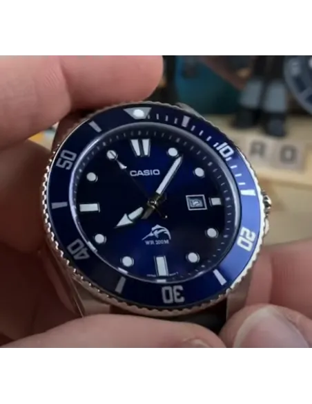 Reloj Hombre Buceo Casio MDV-106B-2A MARLIN DURO correa goma