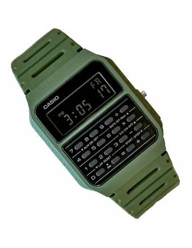 Reloj Casio Calculadora CA-53WF-3B verde