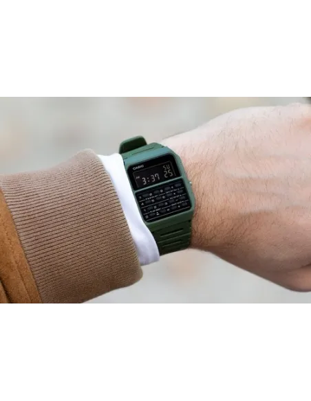 Reloj Casio Calculadora CA-53WF-3B verde