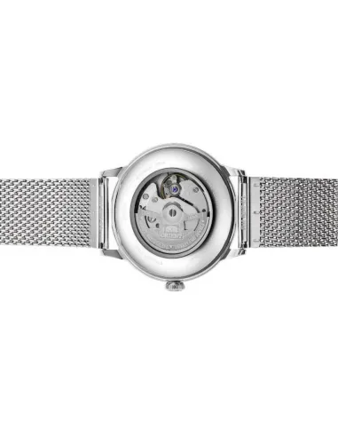 reloj automático hombre Orient Bambino RA-AC0018E dial verde 40.5mm correa acero malla (admite cuerda manual)