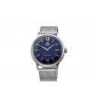 reloj automático hombre Orient Bambino Maestro RA-AC0019L dial azul 40.5mm correa acero malla (admite cuerda manual)