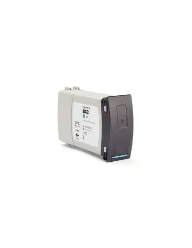 tinta Compatible HP 843C / C1Q66A Cyan Cartucho de Tinta Pigmentada para PageWide XL 4000, 4100, 4500, 4600, 5000, 5100