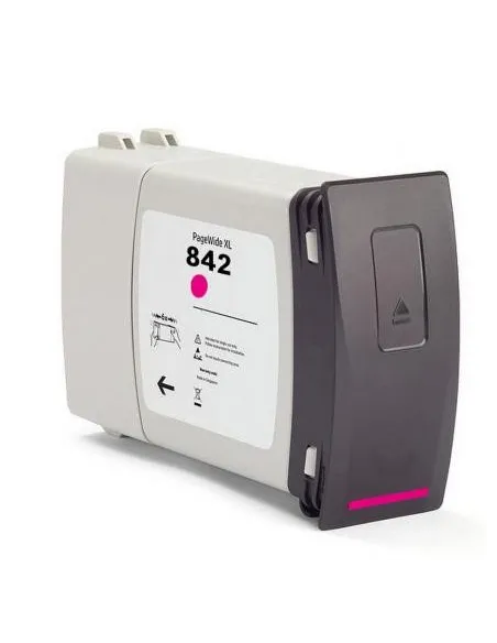 tinta Compatible HP 842C / C1Q55A Magenta Cartucho de Tinta Pigmentada para HP PageWide XL 8000