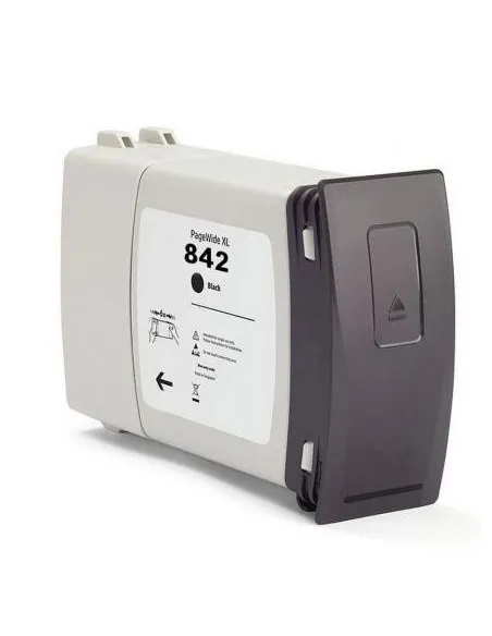 Tinta Compatible HP 842C / C1Q53A Negro Cartucho de Tinta Pigmentada para HP PageWide XL 8000