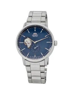 reloj automático hombre Orient Contemporary RA-AR0101L Semi-Skeleton dial azul 40mm correa acero 100m 2
