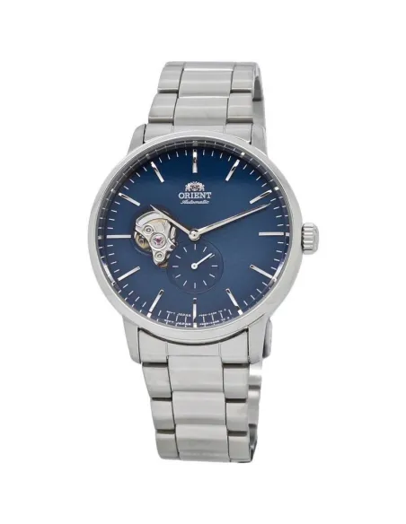 reloj automático hombre Orient Contemporary RA-AR0101L Semi-Skeleton dial azul 40mm correa acero 100m