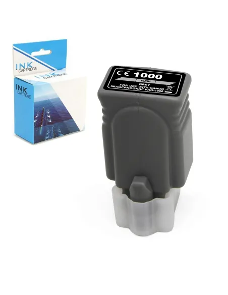 tinta  Compatible Canon PFI1000 Negro Mate Cartucho de Tinta Pigmentada PFI-1000MBK / 0545C001 para Canon imagePROGRAF Pro-1000