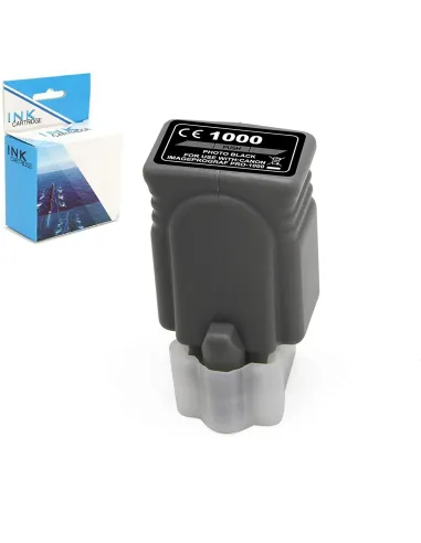tinta  Compatible Canon PFI1000 Negro Mate Cartucho de Tinta Pigmentada PFI-1000MBK / 0545C001 para Canon imagePROGRAF Pro-1000