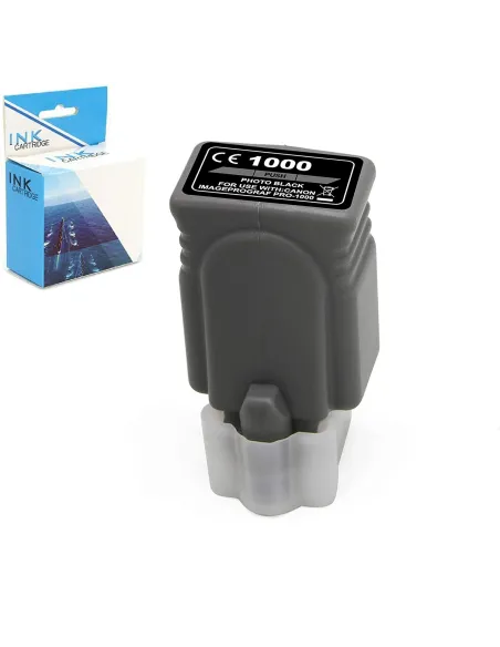 tinta  Compatible Canon PFI1000 Negro Mate Cartucho de Tinta Pigmentada PFI-1000MBK / 0545C001 para Canon imagePROGRAF Pro-1000
