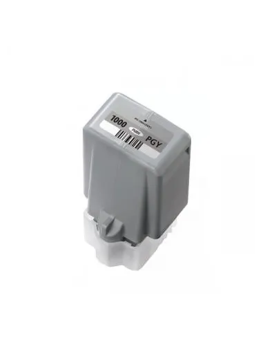 tinta Compatible Canon PFI1000 Gris Cartucho de Tinta Pigmentada PFI-1000GY / 0552C001 para Canon imagePROGRAF Pro-1000