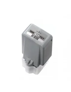 Tinta Compatible Canon PFI1000 Gris Photo Cartucho de Tinta Pigmentada PFI-1000PGY / 0553C001 para Canon imagePROGRAF Pro-1000