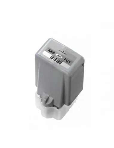 Tinta Compatible Canon PFI1000 Gris Photo Cartucho de Tinta Pigmentada PFI-1000PGY / 0553C001 para Canon imagePROGRAF Pro-1000