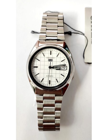 Reloj hombre automático Seiko SNXF05K1 Seiko 5 clásico acero 21 joyas