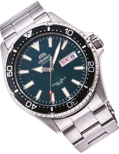 Reloj hombre automático Orient Kamasu Mako III Cristal Zafiro acero inoxidable