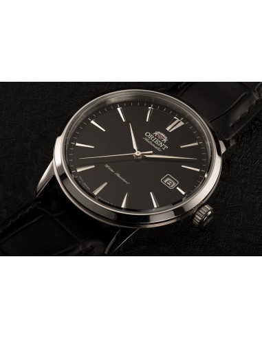 reloj automático hombre Orient Simphony RA-AC0F05B dial negro 41.6mm correa cuero