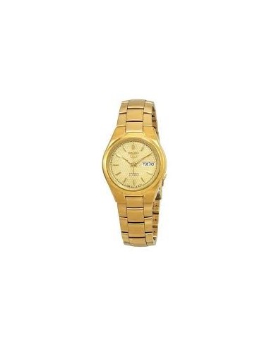 Reloj Automático Hombre Seiko 5 SNK610K1 dial dorado correa acero