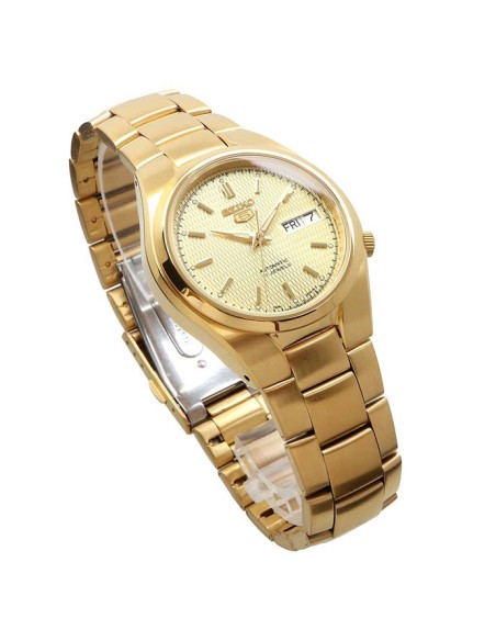 Reloj Automático Hombre Seiko 5 SNK610K1 dial dorado correa acero