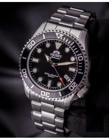 Reloj Automático Buceo Hombre Orient RA-AC0K01B cristal zafiro correa acero