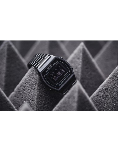 Reloj Casio Retro B640WB-1B luz led - alarma - correa de acero